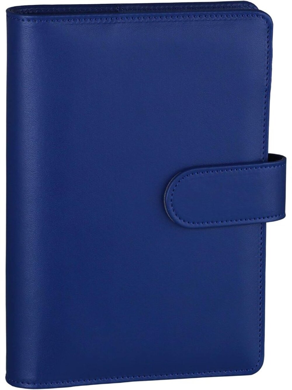 A6 PU Leather Budget Binder - Refillable 6 Ring Notebook for A6 Refill Paper, Lo